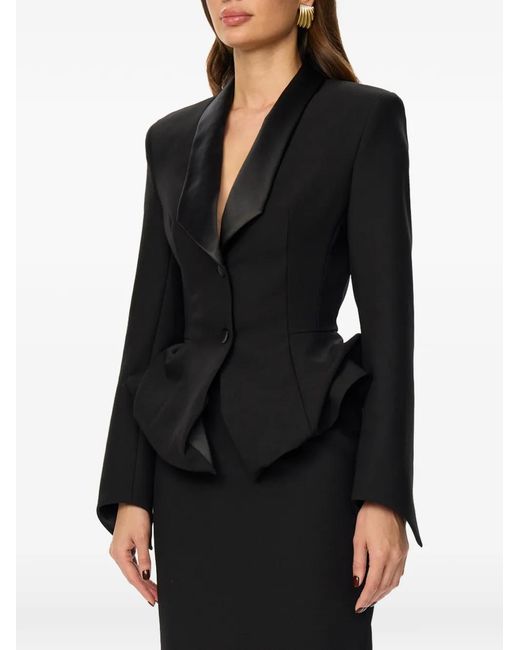 POST MERIDIEM Black Peplum Jacket