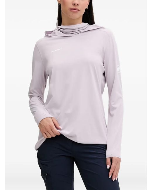 Mammut Purple Selun Fl Sun Performance Hoodie