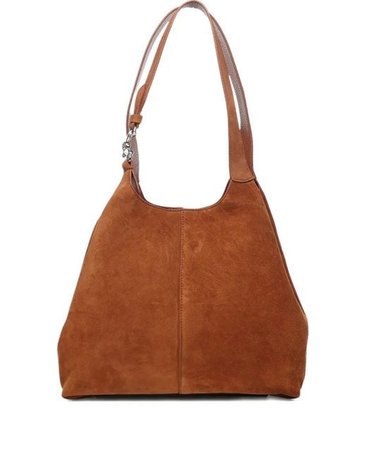 Borsa Tote Con Anello di Coccinelle in Brown