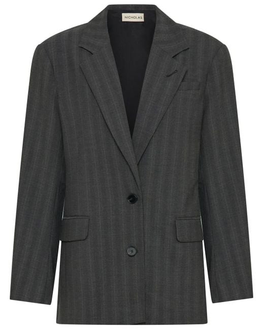 Blazer Nadia Nicholas de color Black