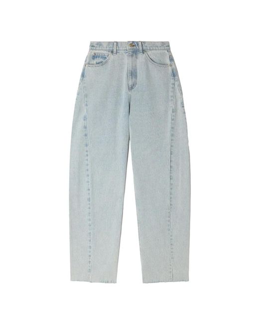 Sandro Blue Barrel Jeans