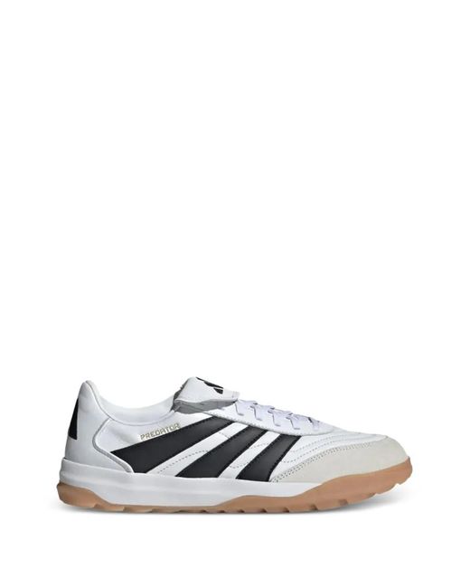 Adidas White Predator Panelled Sneakers for men