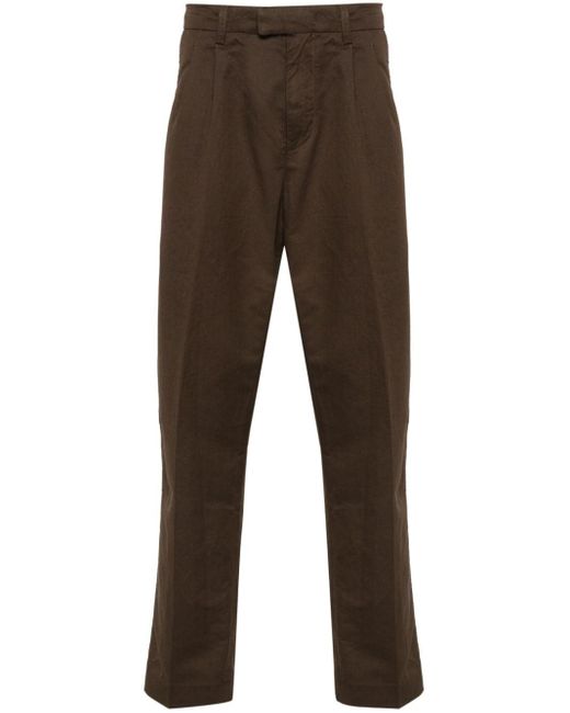 NN07 Brown Fritz 1912 Tapered-leg Trousers for men