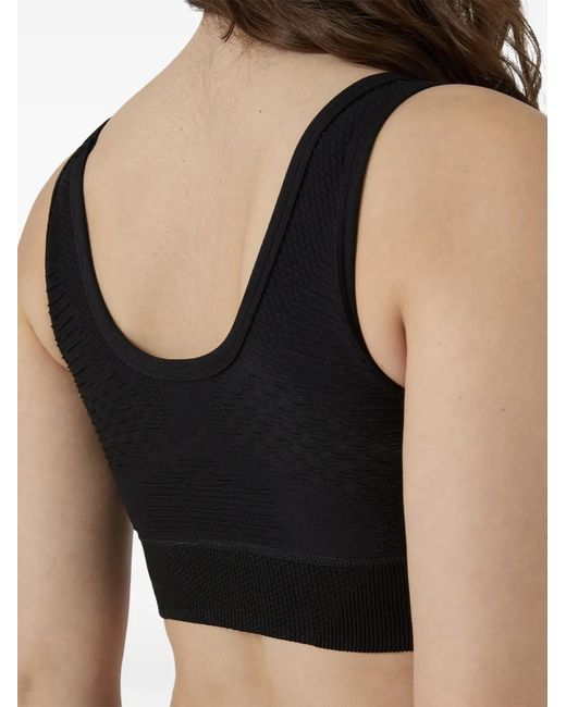 Uyn Black Logo Textured Top