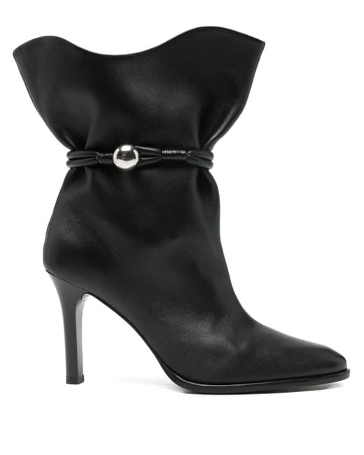 Isabel Marant Black "Lolya" 80Mm Ankle Boots