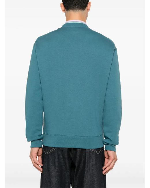 Maison Kitsuné Blue Bold Fox Head Patch Sweatshirt for men