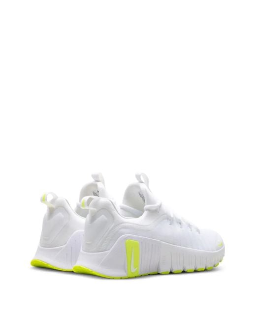 Nike White Free Metcon 6 Volt" Sneakers for men