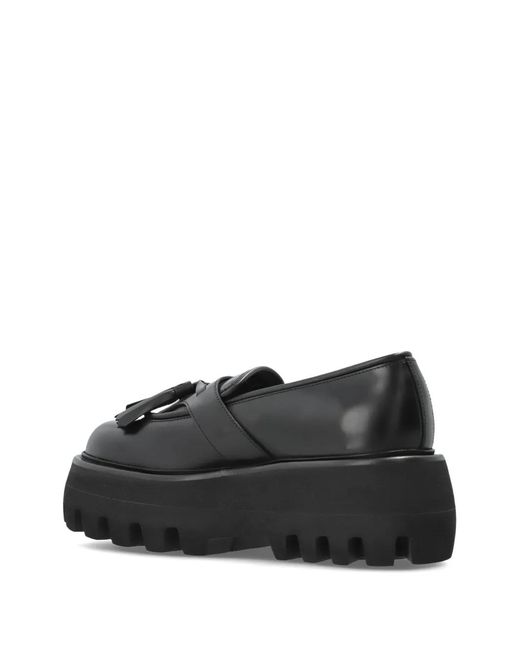 McQueen Black Sofa Loafers