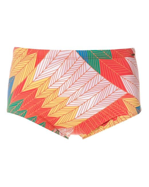 メンズ Amir Slama Cocar Francês ボクサー水着 Multicolor