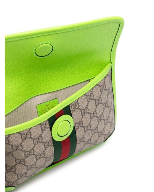 Gucci Green Small Ophidia Belt Bag for men