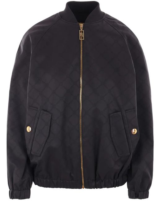 Elisabetta Franchi ジャカード ジャケット Blue