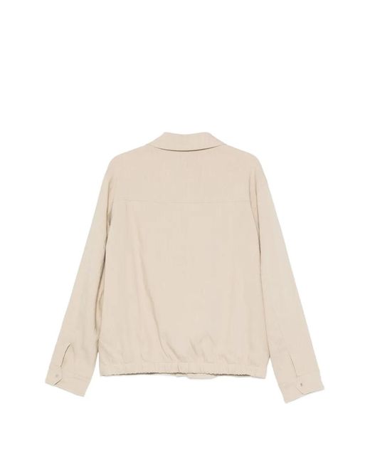 Boss Natural Pointed-Toe Bomber Jacket for men