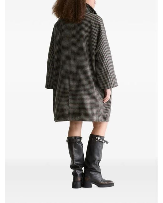 Bellerose Gray Juny Houndstooth Coat