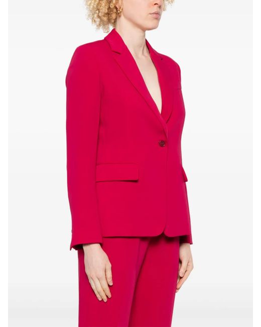 P.A.R.O.S.H. Pink Single-Breasted Blazer
