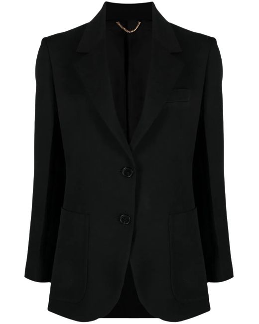 Victoria Beckham Black Victoria Beckham Wool Blend Single-breasted Jacket