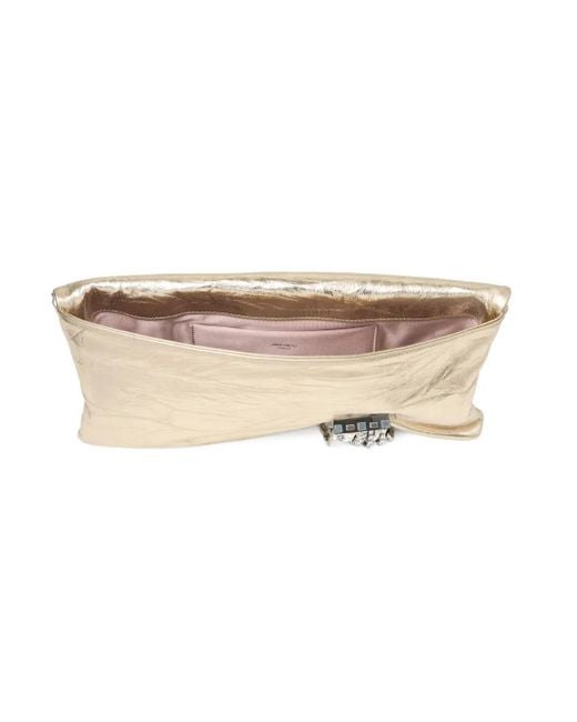 Jimmy Choo Zandra クラッチバッグ Natural