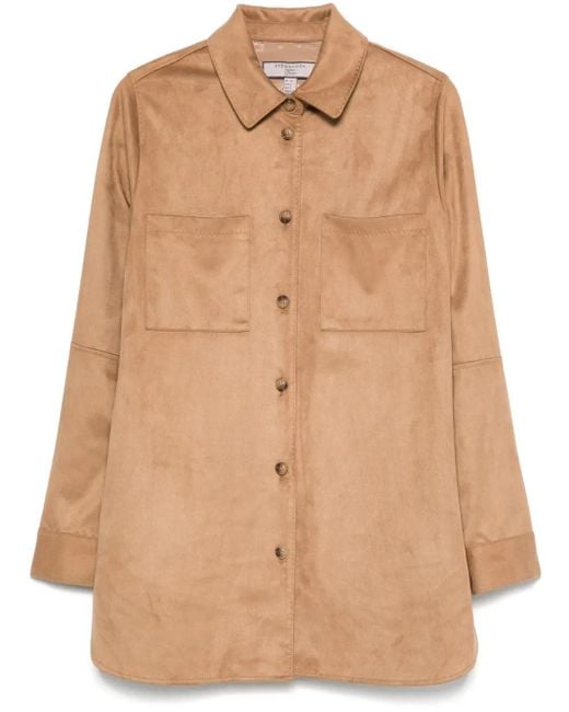 Urbancode Natural Faux-Leather Shirt