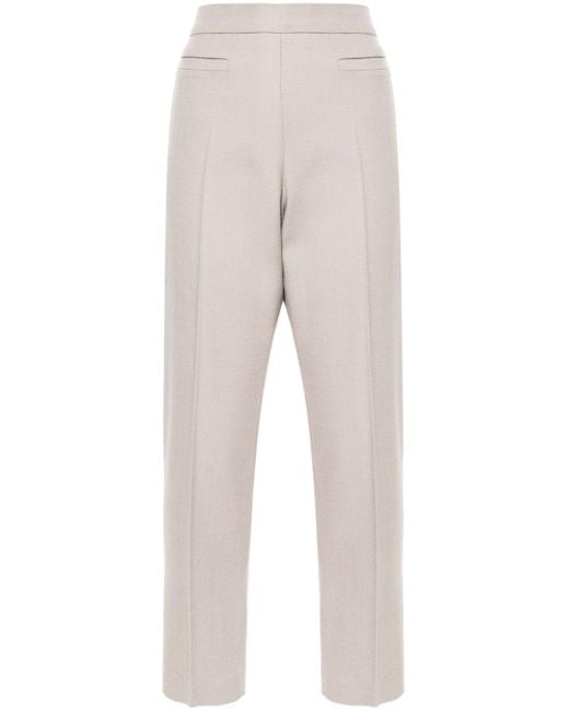 Pantalon de tailleur court Fendi en coloris Gray