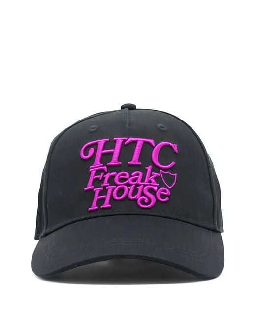 HTC Black Freak House Embroidered Baseball Cap for men