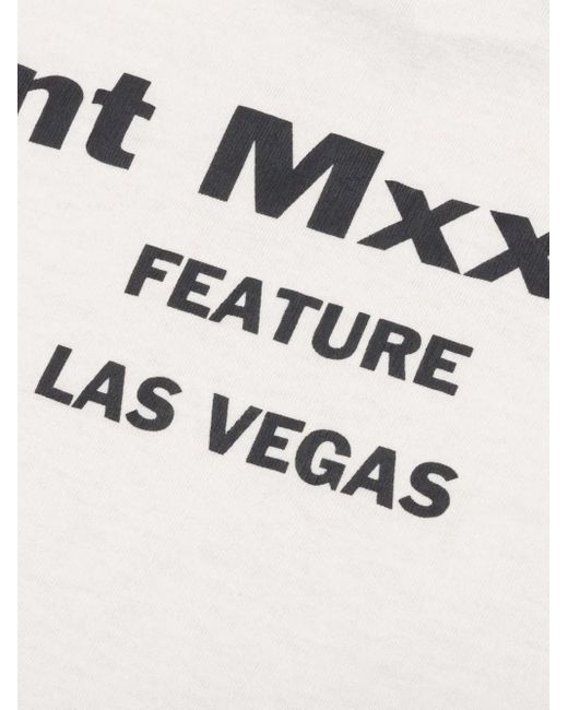 SAINT Mxxxxxx White X Saint Michael Saint Bowl T-Shirt for men