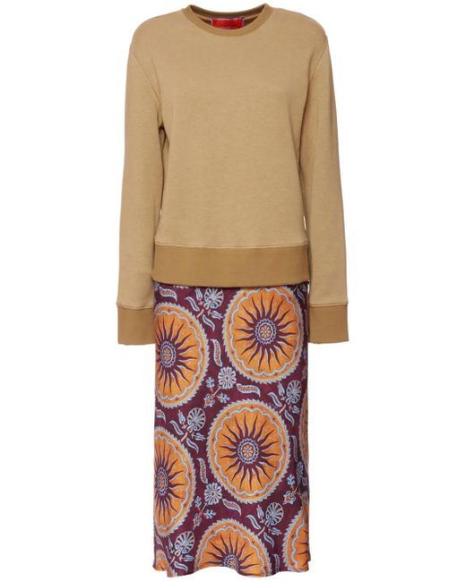 LaDoubleJ Natural Jazzy Midi Dress