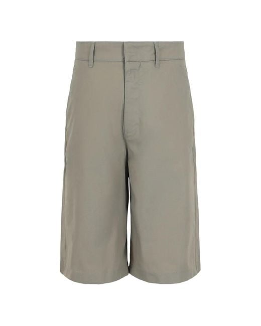 Givenchy Gray Logo-Detail Shorts