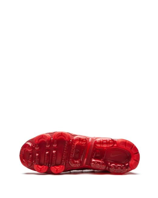 Nike Red Air Vapormax Plus "Triple" Sneakers