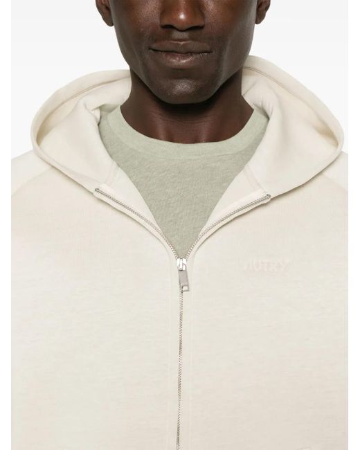 Autry Hoodie Met Logo-Reliëf in het White
