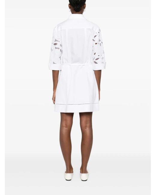 Boss White Derodi Mini Dress