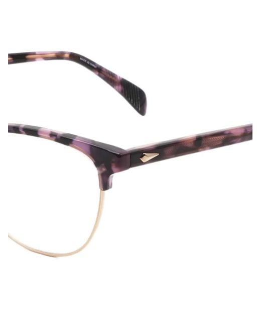 Rag & Bone White Tortoiseshell-Effect Browline-Frame Glasses