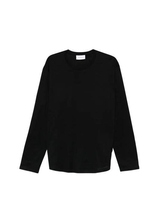 TOKYO JAMES Black Long-Sleeve T-Shirt for men