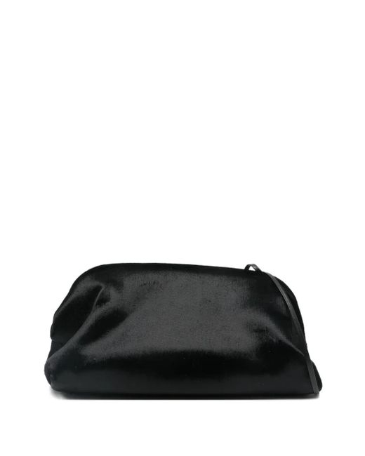 Alberta Ferretti Velvet Clutch Bag Black