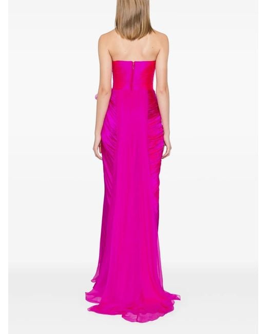 IRIS SERBAN Pink Olivia Gown