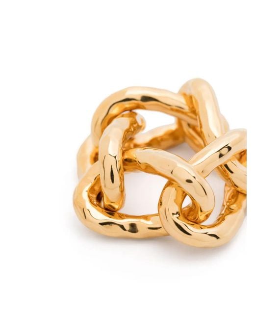 Jil Sander Metallic Chain-Link Ring