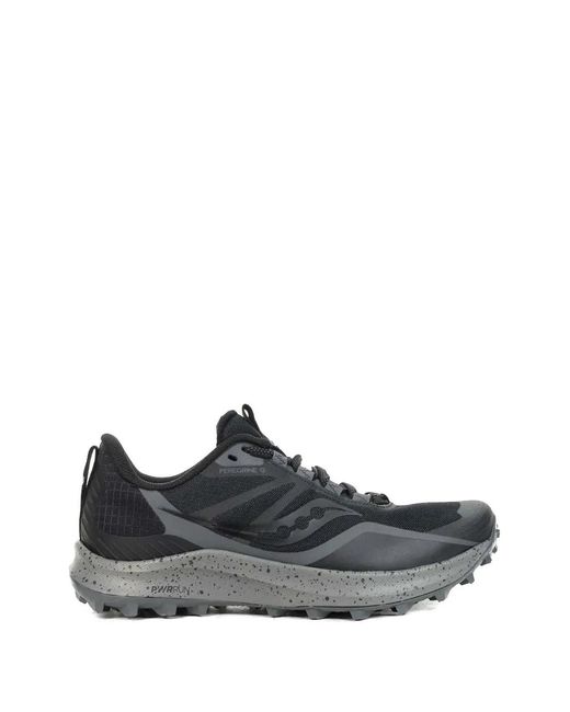 Saucony White Peregrine 12 Sneakers