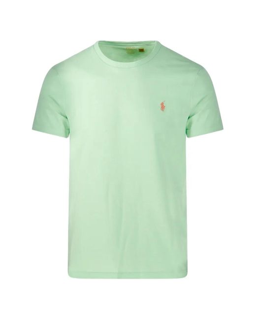 Polo Ralph Lauren Green Logo-Embroidered T-Shirt for men