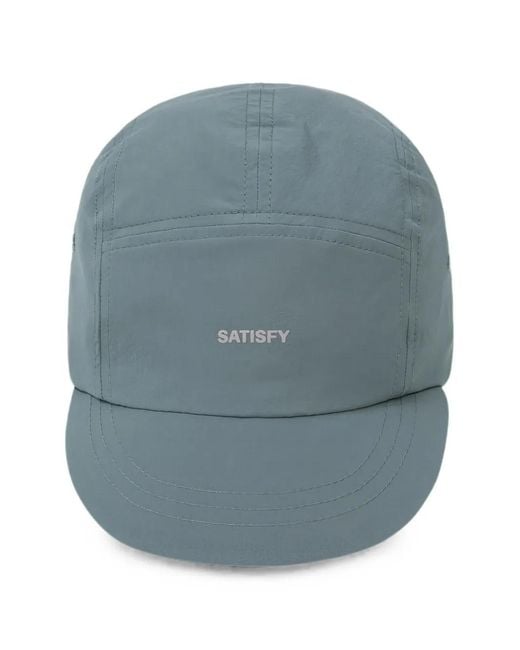 Cappello Peaceshell Con Logo di Satisfy in Blue da Uomo