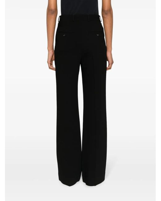 Pantalones de vestir de talle alto Totême  de color Black