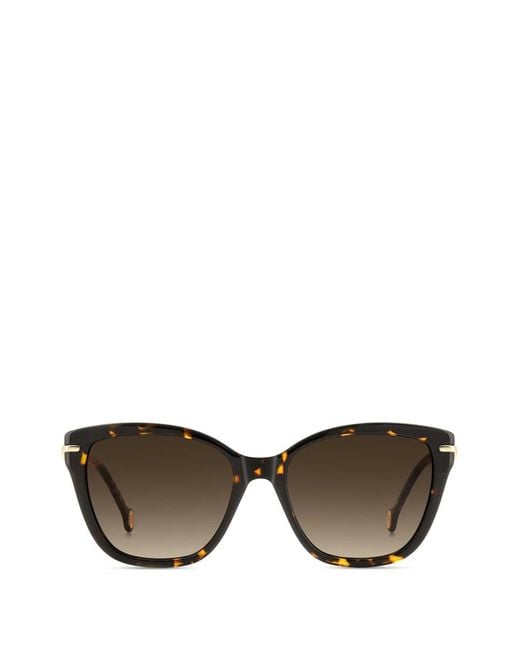 Carolina Herrera Gray Cat-Eye-Frame Sunglasses