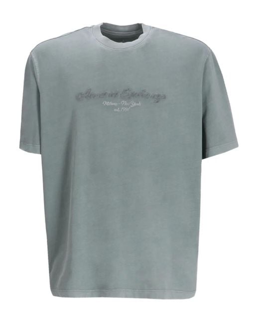 T-Shirt Con Logo di ARMANI EXCHANGE in Gray da Uomo