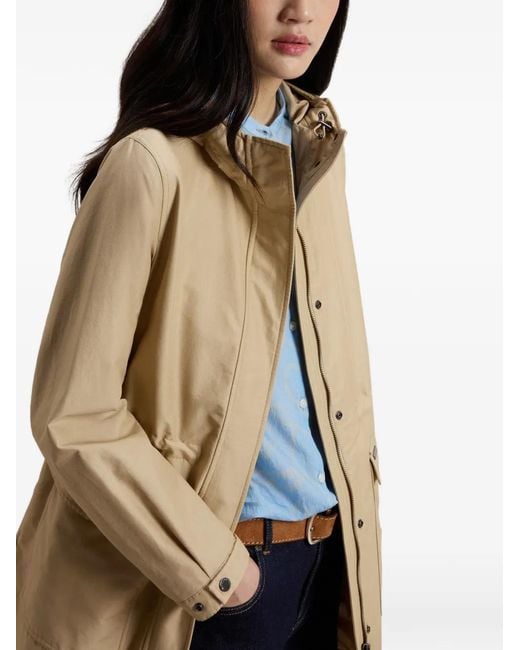 Woolrich Natural Adjustable Hooded Parka Coat