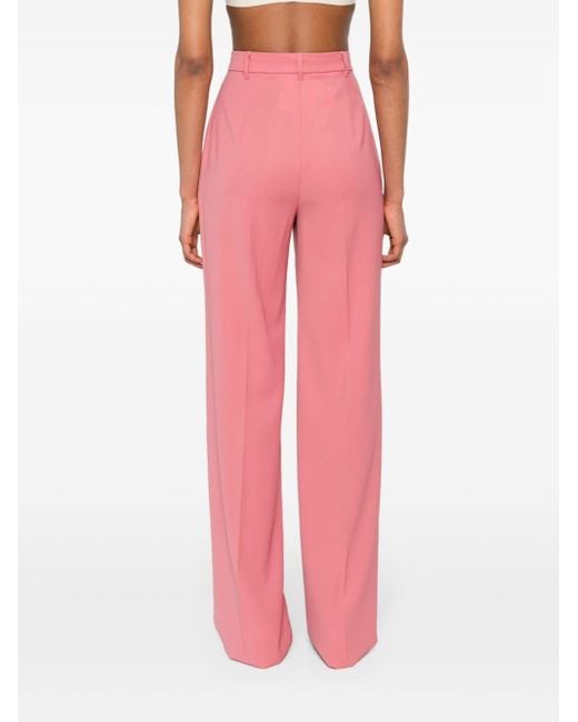 Pantalones con pinzas Max Mara de color Pink