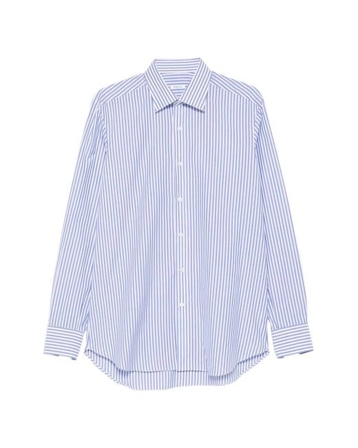 Fray Purple Striped Shirt for men