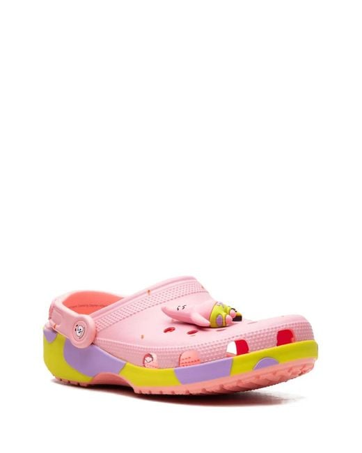 CROCSTM Pink X Spongebob Squarepants Classic Clogs