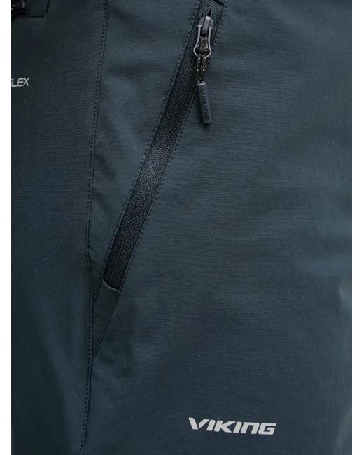 Viking Blue Expander Logo-Print Zip-Pocket Shorts for men