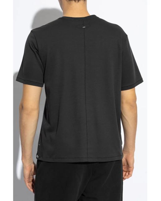 Rag & Bone Pima Katoenen T-Shirt in het Black voor heren