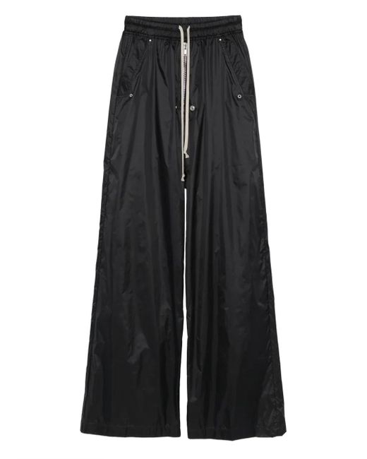 Pantalones palazzo con cordones Rick Owens de color Black