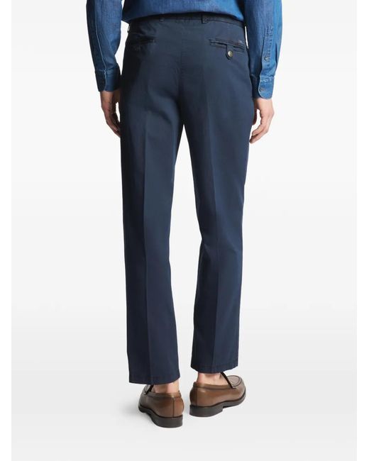 Fay Blue Pantalon Chino À Plis for men