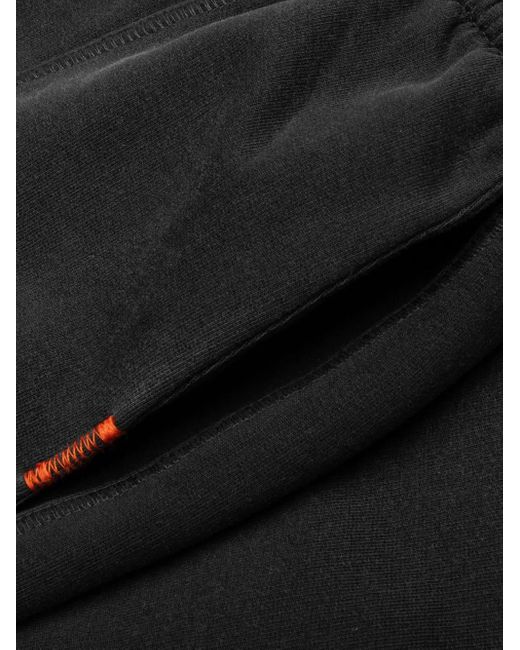 Represent Black Embroidered Sweatpants for men