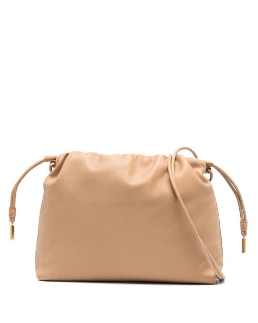 The Row Natural Angie Leather Cross Body Bag